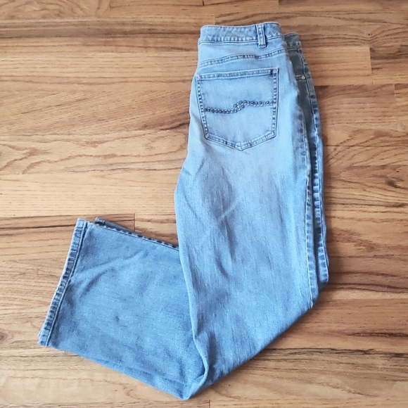 Talbots- Stretch 5-Pocket Light Blue Jeans Size: 10 - Picture 1 of 12